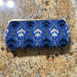 brynkir woolen mills double pocket Vintage wallet wool weave